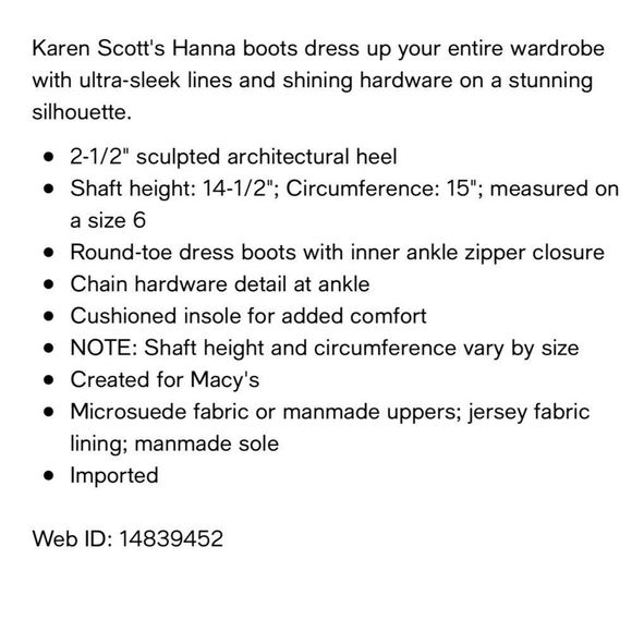 Karen Scott Croc Boots - Picture 9 of 9